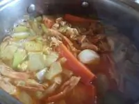 Соус биск из панцирей креветок для ризотто