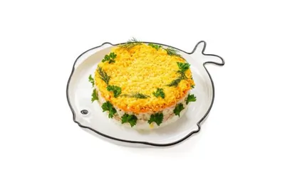 Рыбный салат «‎Мимоза»