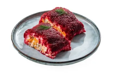 Рулет селедка под шубой