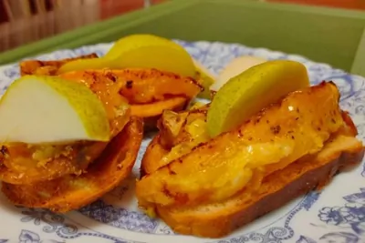 Тыква запеченная с сыром