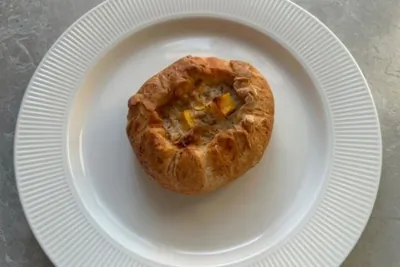 Беляши с тыквой и фаршем в духовке