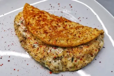 Яичница с сыром дорблю