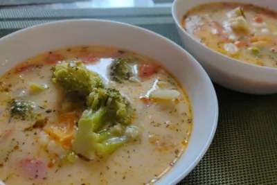 Суп сливочный с овощами