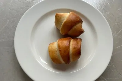 Булочки с бананом и шоколадом