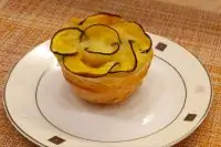 Тарталетки-розы с кабачком