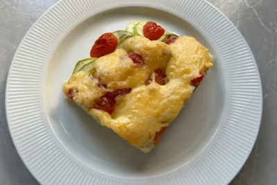 Треска с кабачками