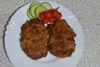 Сочный стейк из свиного ошейка