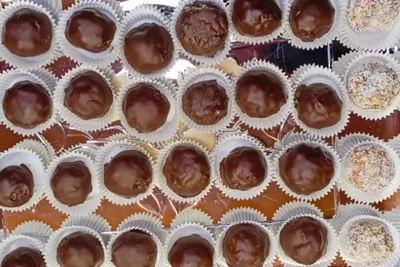 Домашние конфеты «Два шоколада»