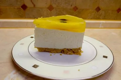 Ананасовый чизкейк без выпечки