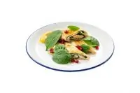 Блины с паштетом из скумбрии и с зеленью