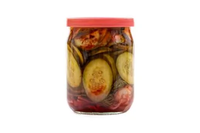 Маринованные огурцы колечками