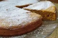 Быстрый пирог с абрикосовым пюре