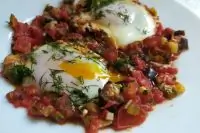 Шакшука с баклажанами