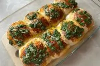 Пампушки с чесноком и зеленью