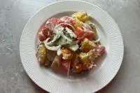 Салат с картофелем