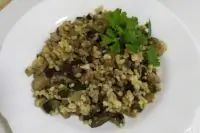 Булгур с фаршем и овощами