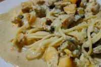 Спагетти с рапанами