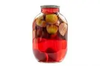 Компот из яблок и слив на зиму