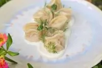 Астраханские пельмени с осетриной