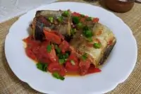 Минтай с овощами