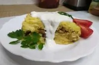 Картофельная запеканка с грибами