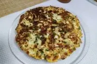 Сырная лепешка с ветчиной