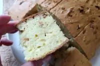 Творожный кекс с изюмом