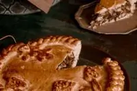 Царственный пирог с грибами