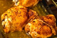 Куриные бедра в духовке в фольге