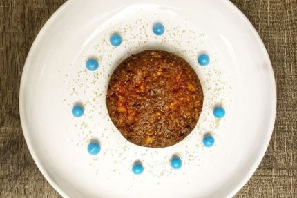 Овсяное печенье с фундуком и яблоком