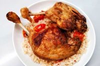 Утка с рисом